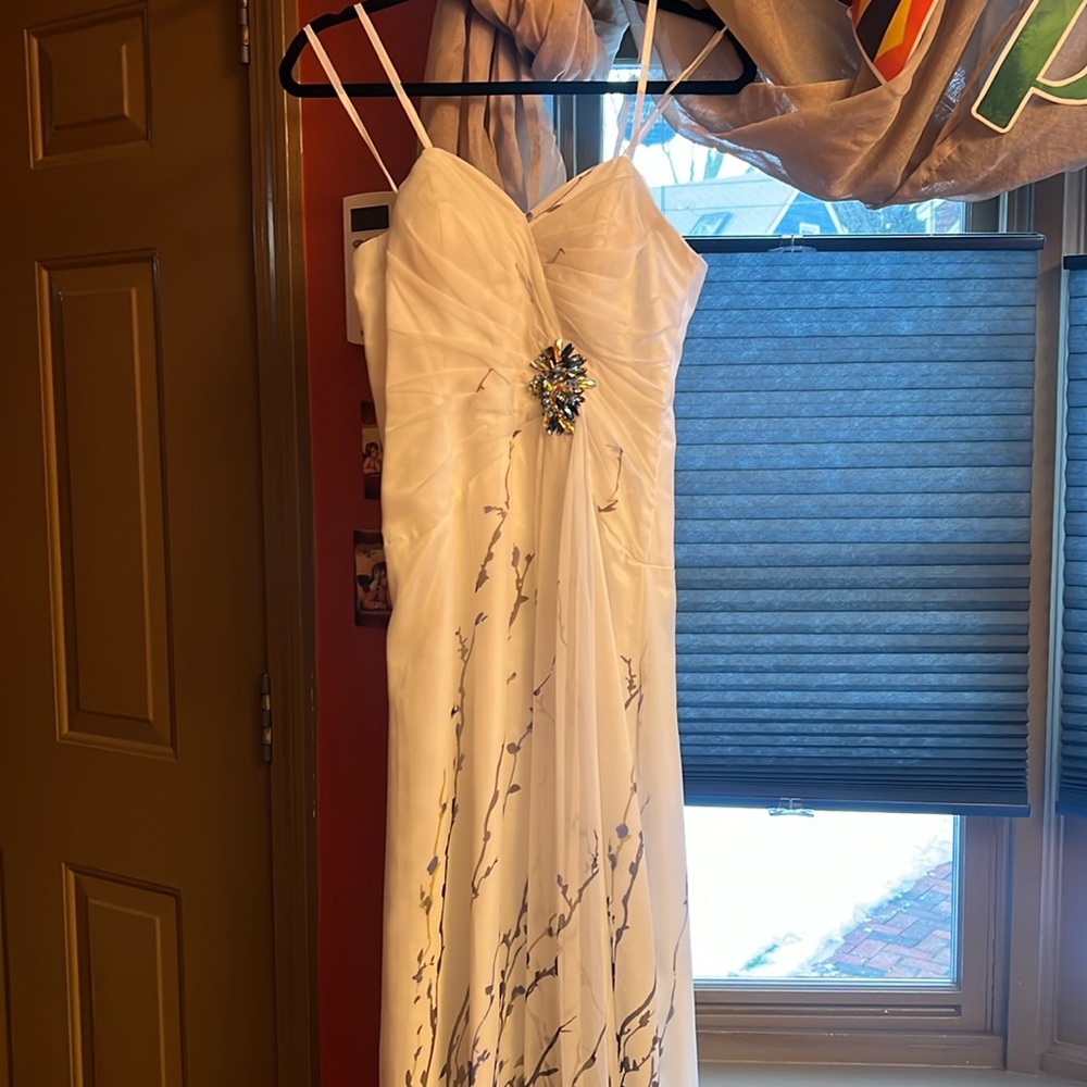 Strapless prom dress